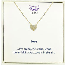 Zlatá retiazka Love gold