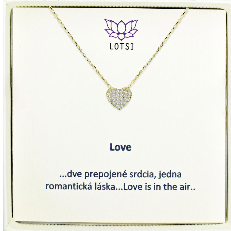 Zlatá retiazka Love gold