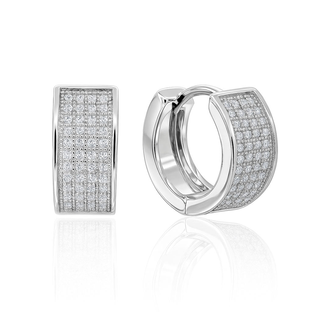 Strieborné náušnice