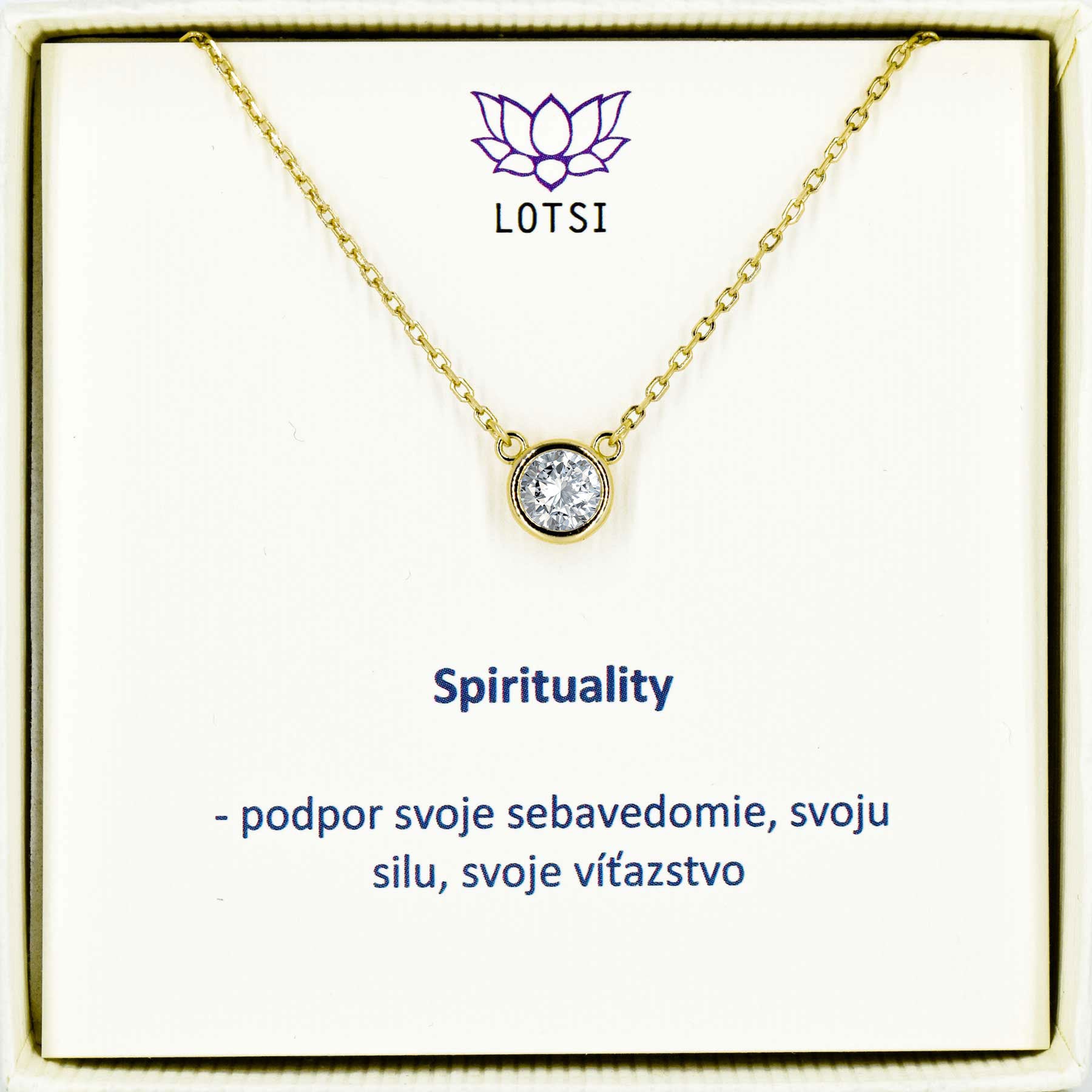Strieborná retiazka Spirituality
