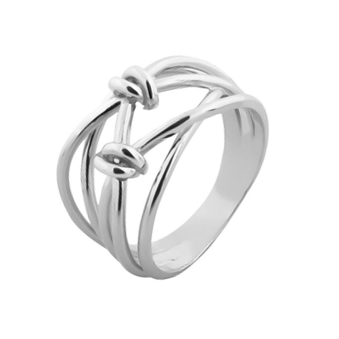 strieborny prsten Unity