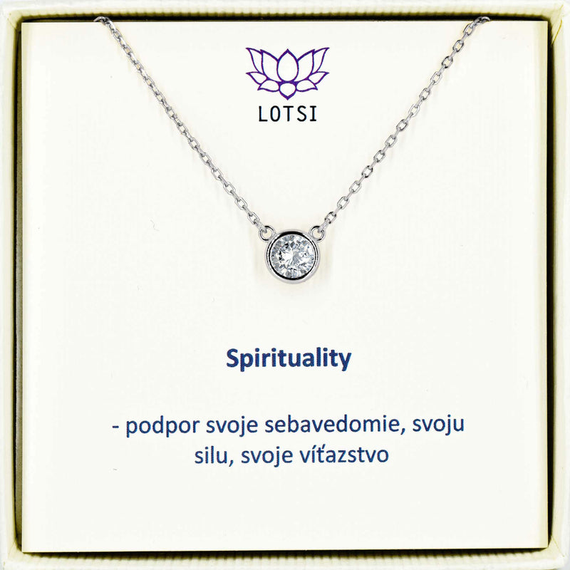 Strieborná retiazka Spirituality