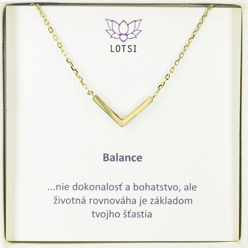 Strieborná retiazka Balance