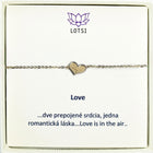 Zlatý náramok Love