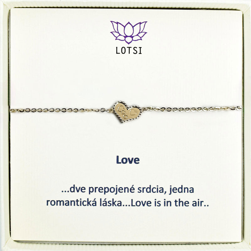 Zlatý náramok Love