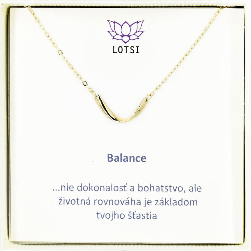 Strieborná retiazka Balance