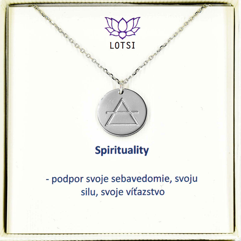 Strieborná retiazka Spirituality VZDUCH