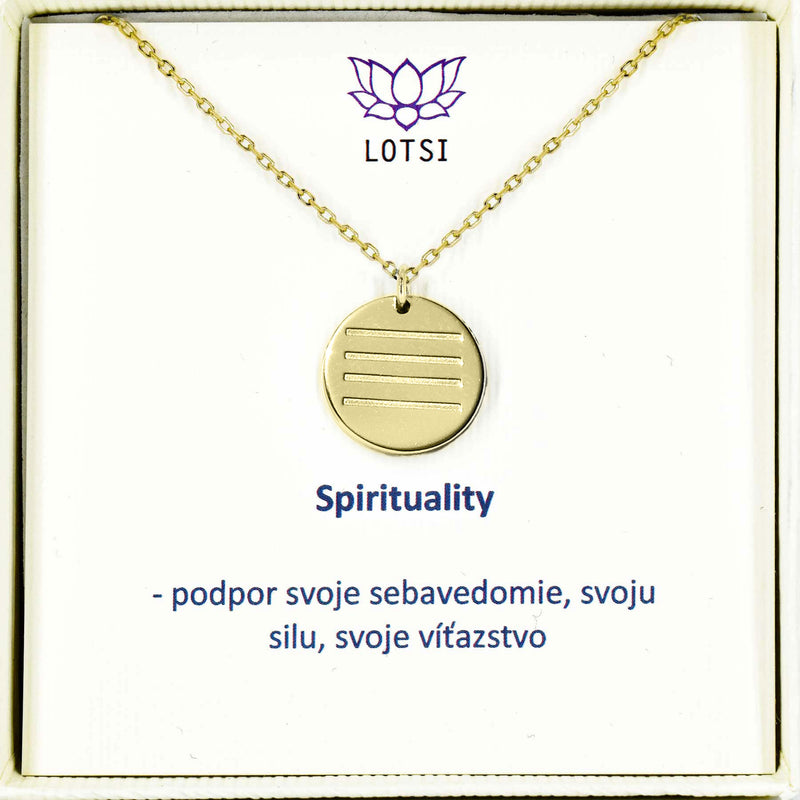 Strieborná retiazka Spirituality VZDUCH