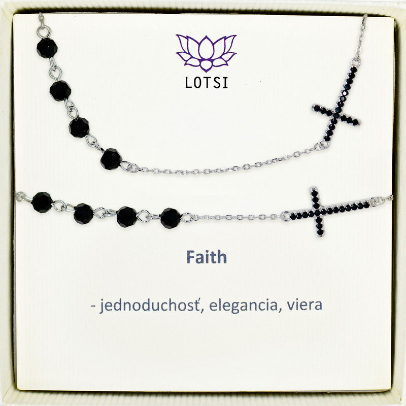 Strieborný set Faith