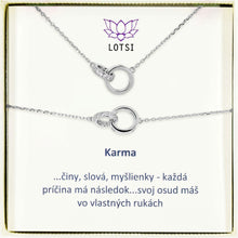 Strieborný set Karma