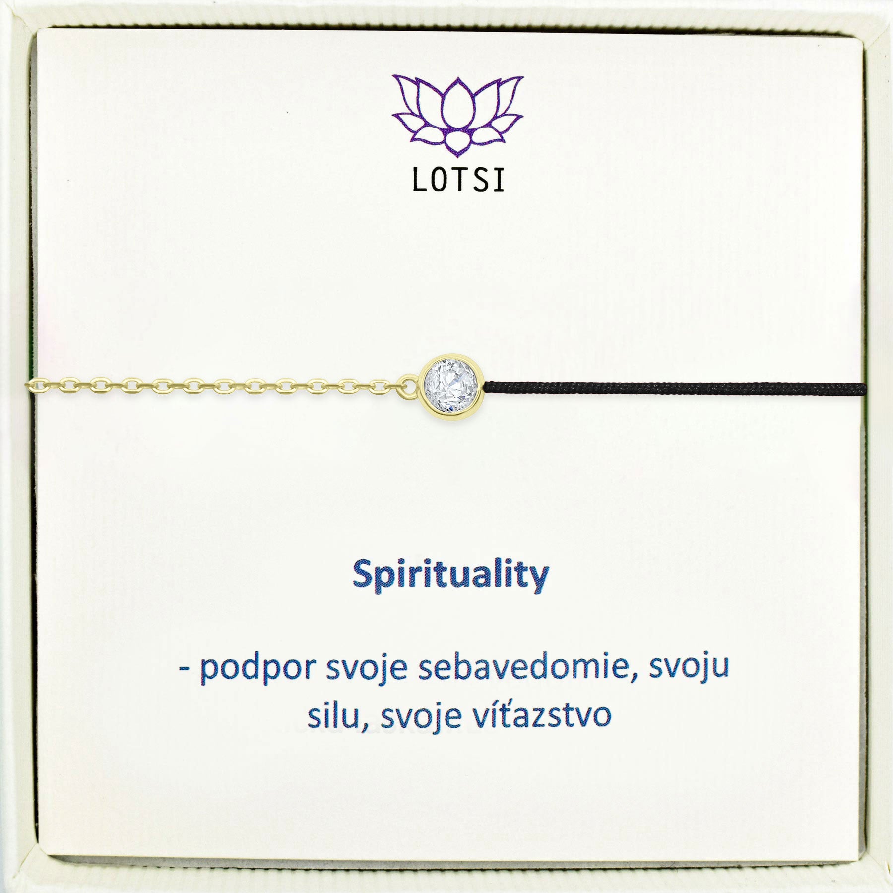 Strieborný náramok Spirituality