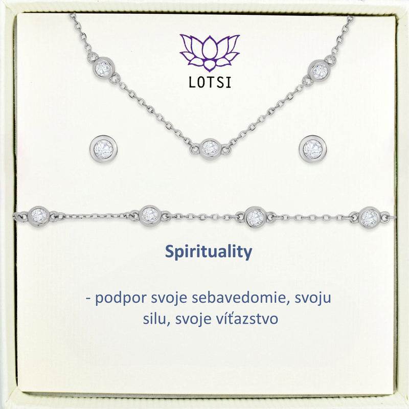 Strieborný set Spirituality