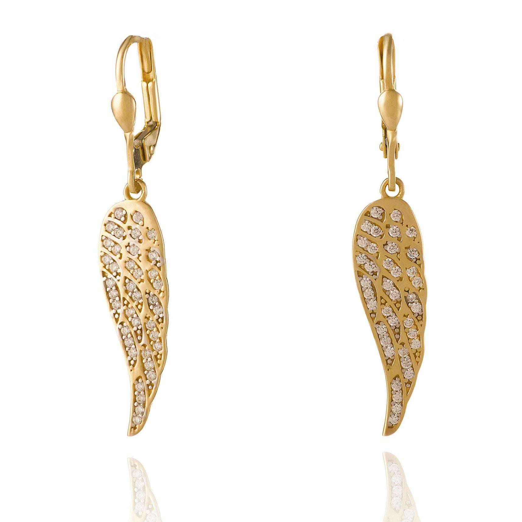 zlate-nausnice-anjelske-kridla