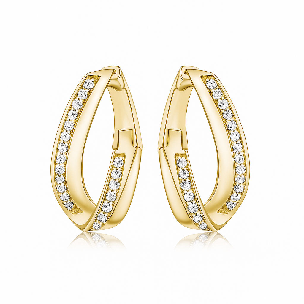 Strieborné náušnice