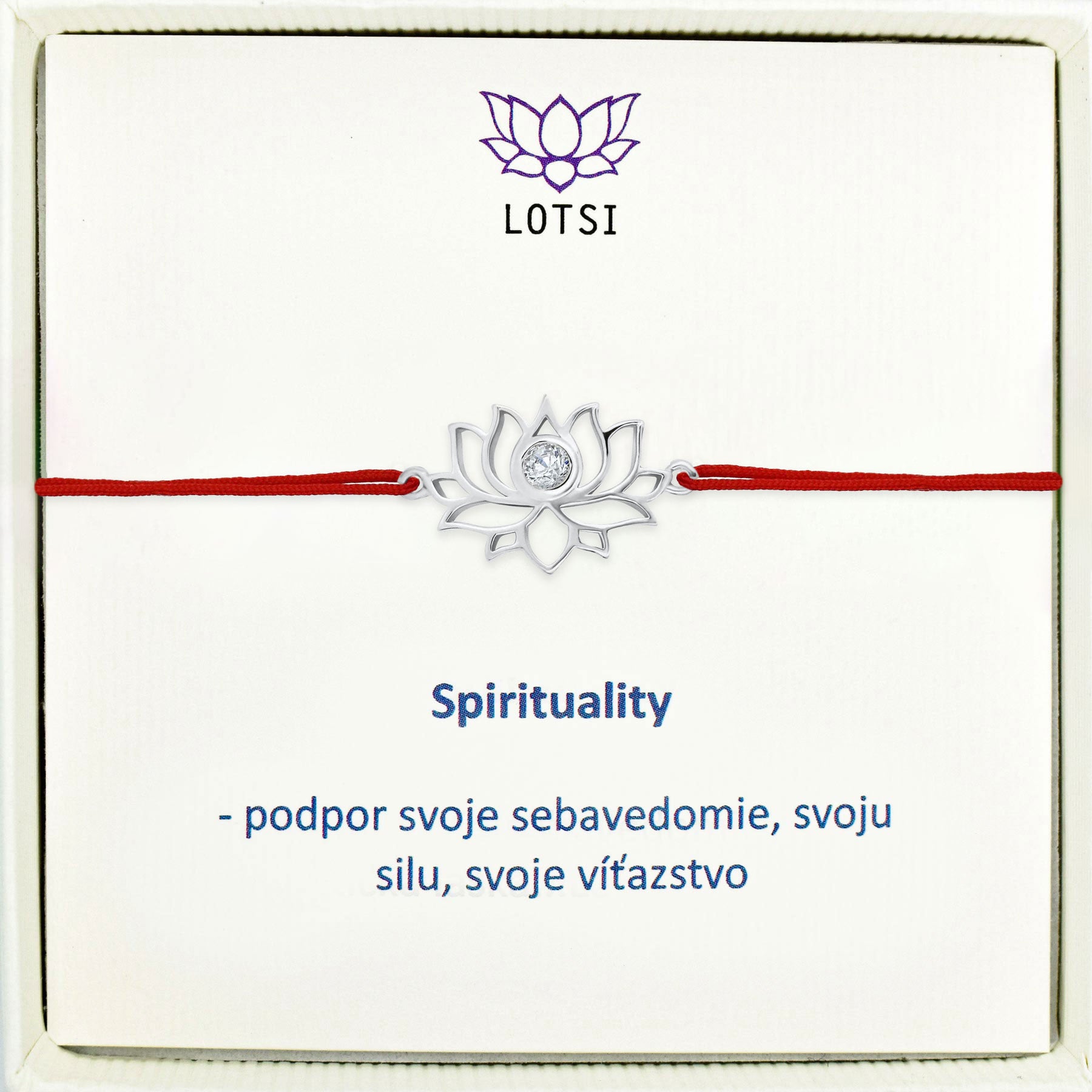 Strieborný náramok Spirituality