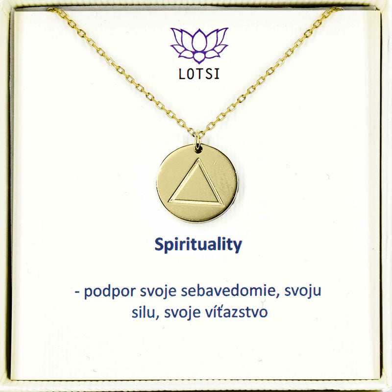 Strieborná retiazka Spirituality OHEŇ