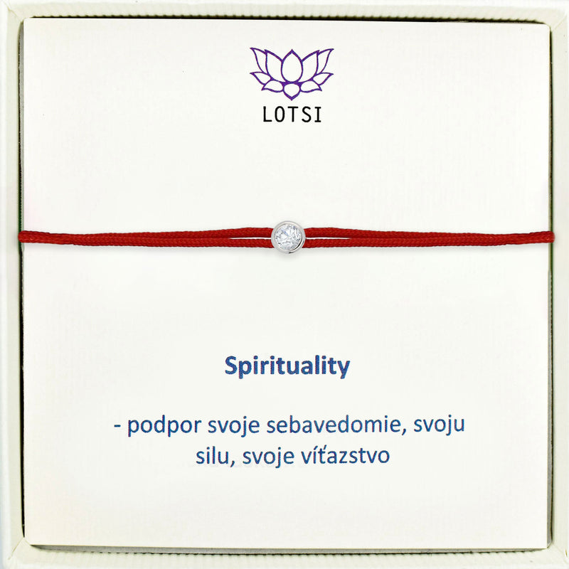 Spirituality Diamond Silver Bracelet