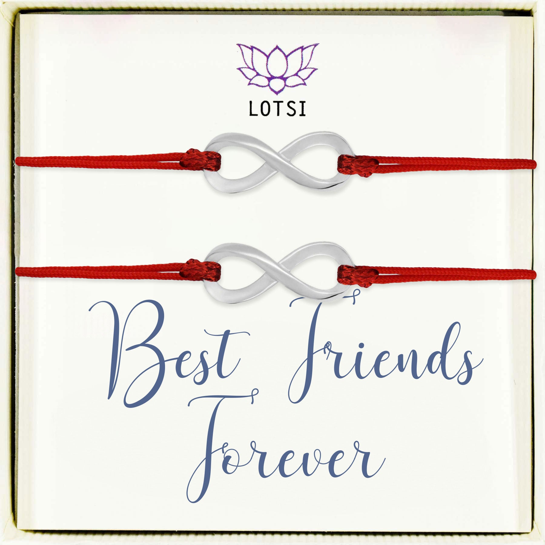 Silver Best Friends Bracelets