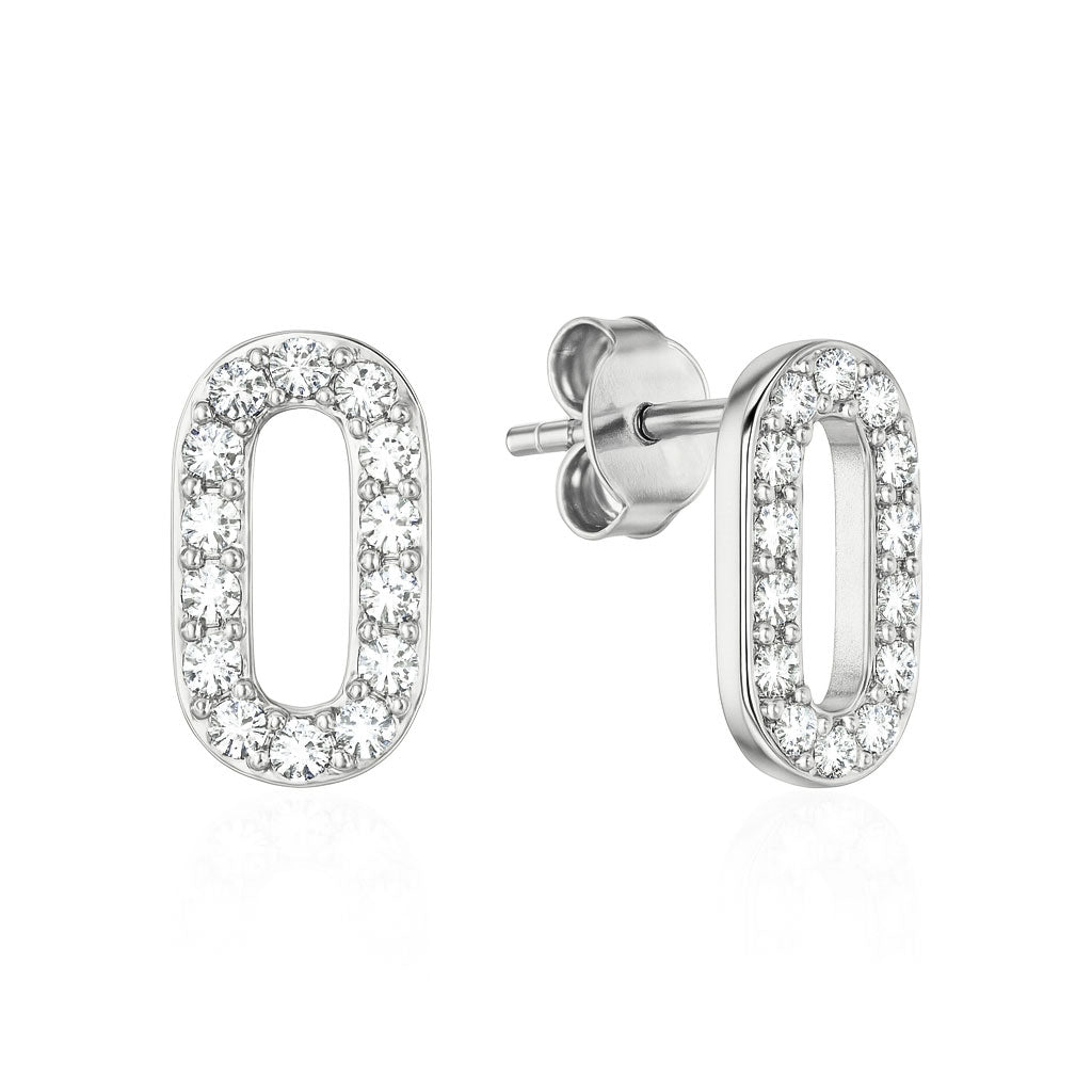 Strieborné náušnice