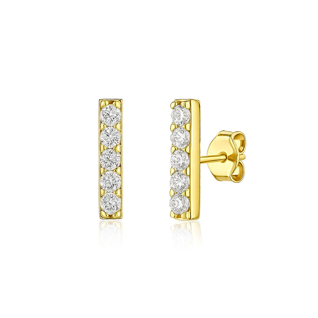 Strieborné náušnice