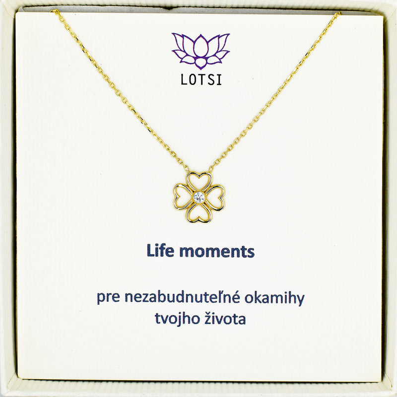 Zlatá retiazka Life moments