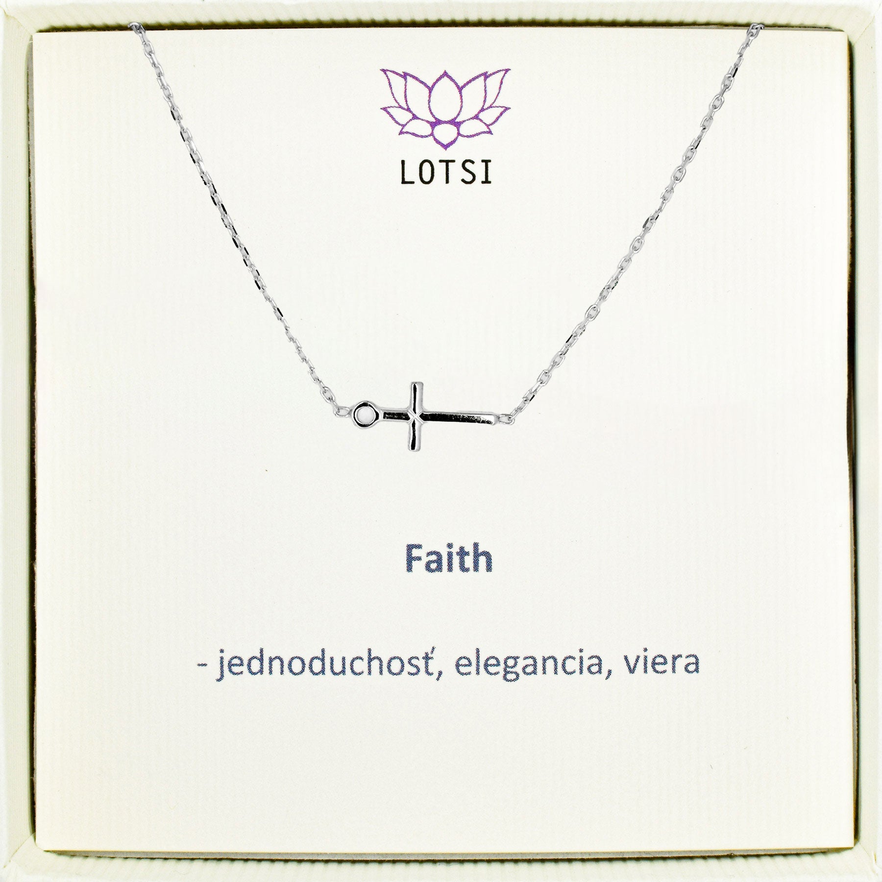 Zlatá retiazka Faith