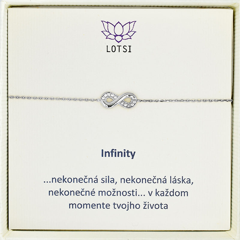 Zlatý náramok Infinity gold