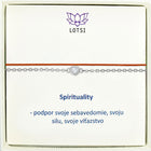 Silberarmband Spirituality