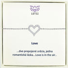 Silberarmband Love