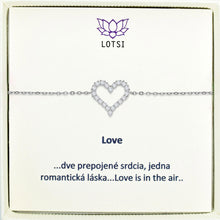 Silberarmband Love