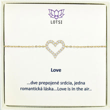 Silberarmband Love