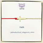 Strieborný náramok Faith