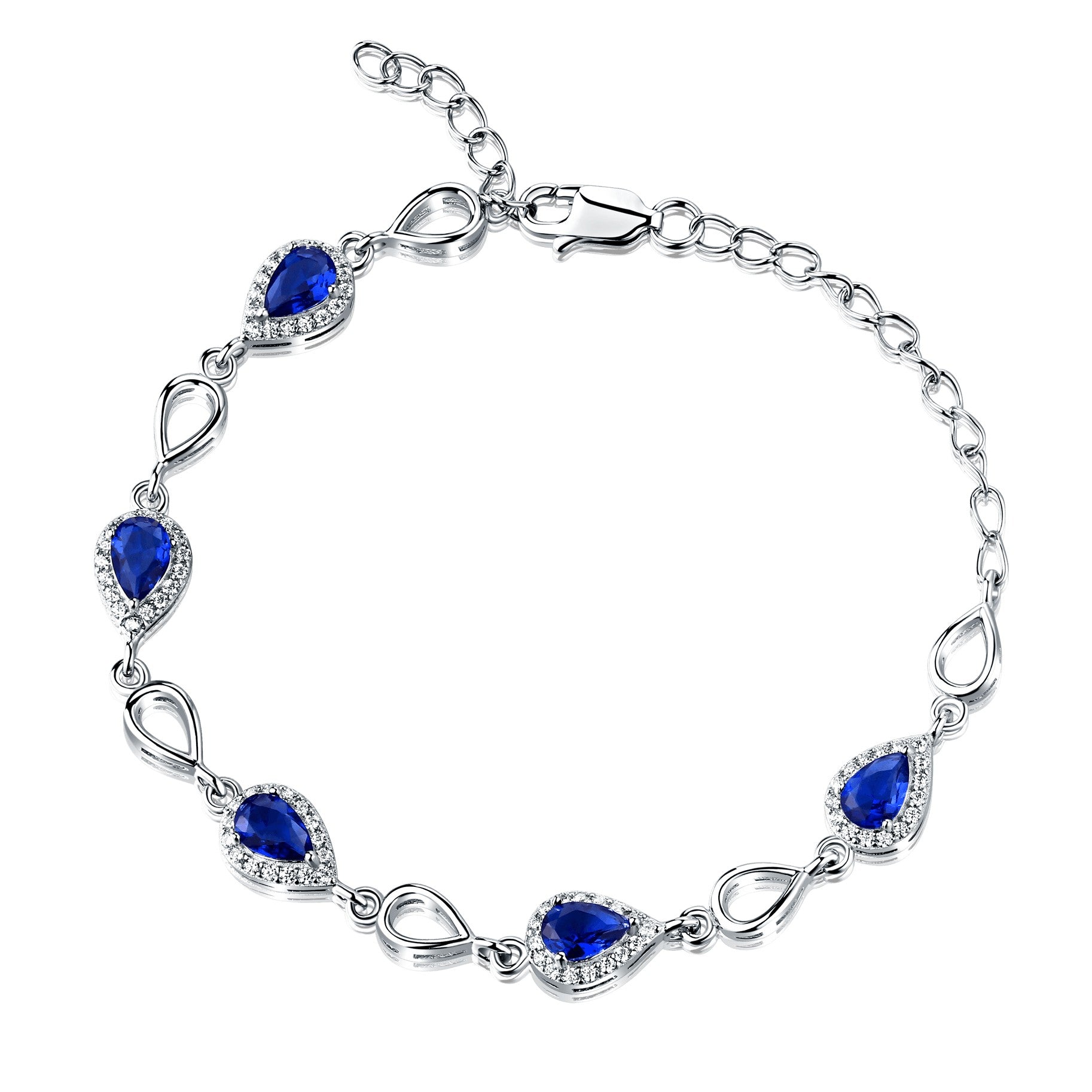 strieborny-naramok-zafirovo-modrymi-zirkonmi