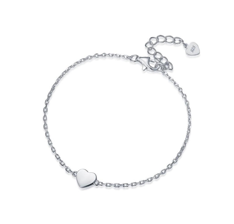 Silver bracelet Love