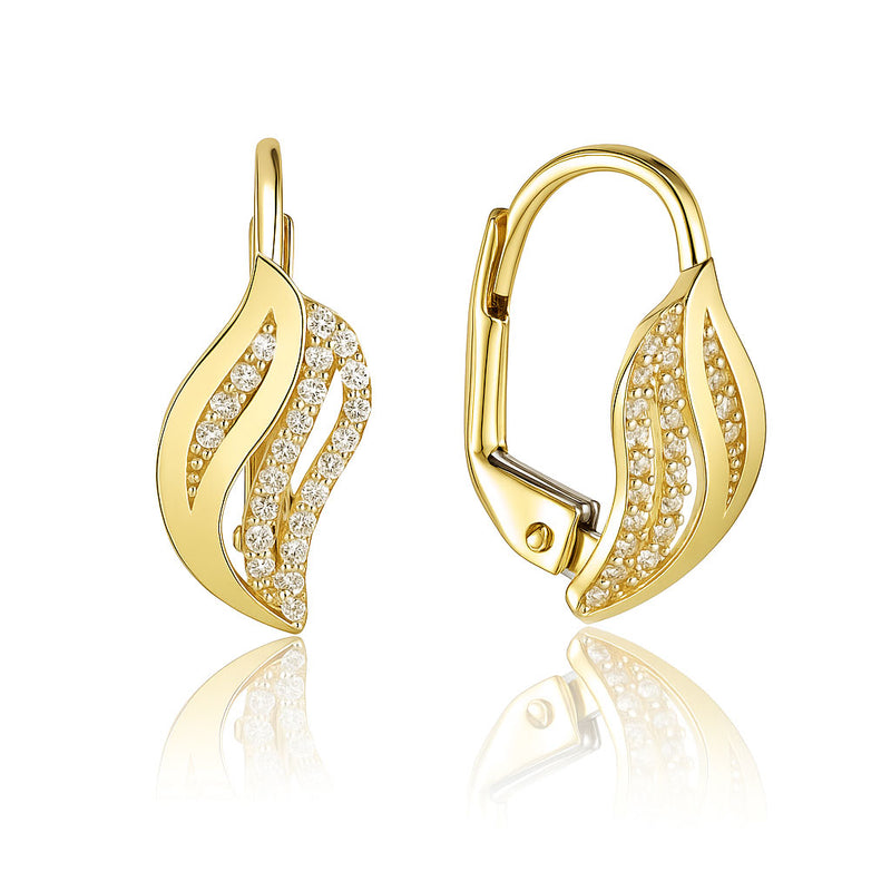 zlate nausnice pre damy