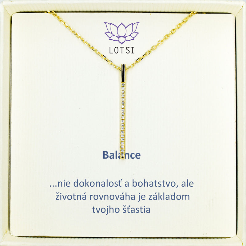 Strieborná retiazka Balance