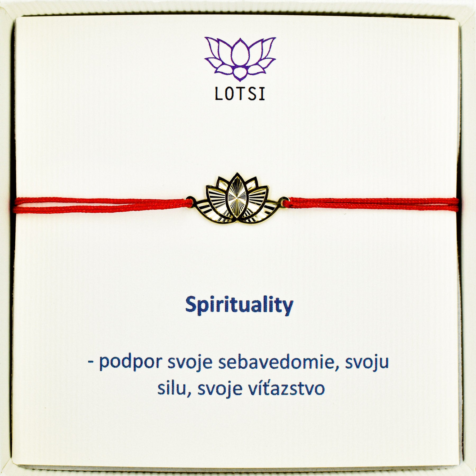 Zlatý náramok Spirituality