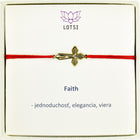 Zlatý náramok Faith