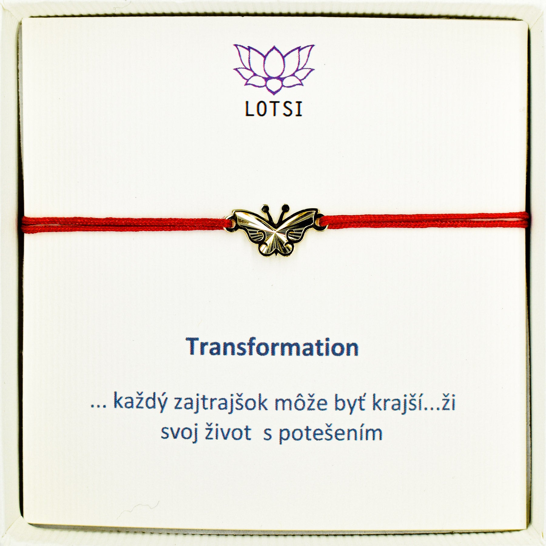 Zlatý náramok Transformation