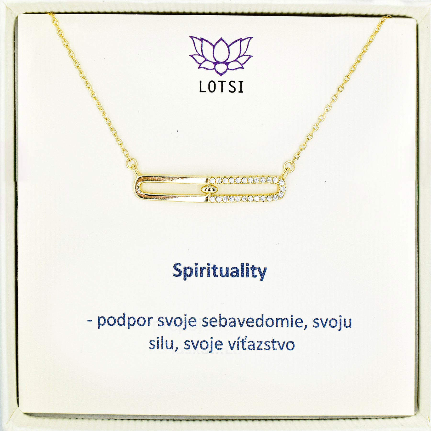 Strieborná retiazka Spirituality