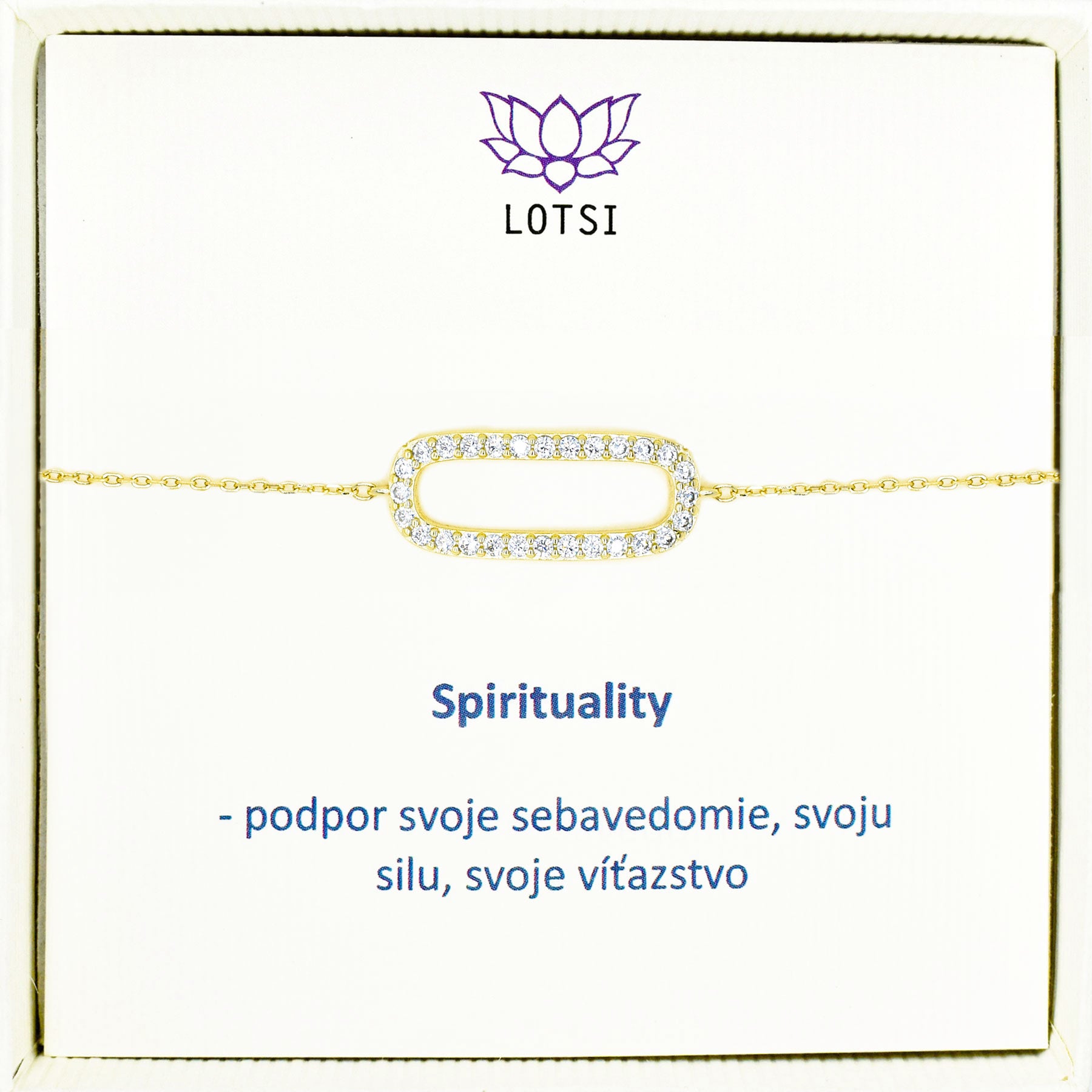 Strieborný náramok Spirituality