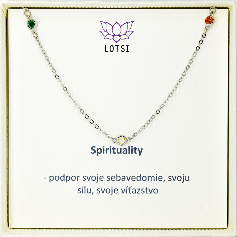 Strieborná retiazka Spirituality