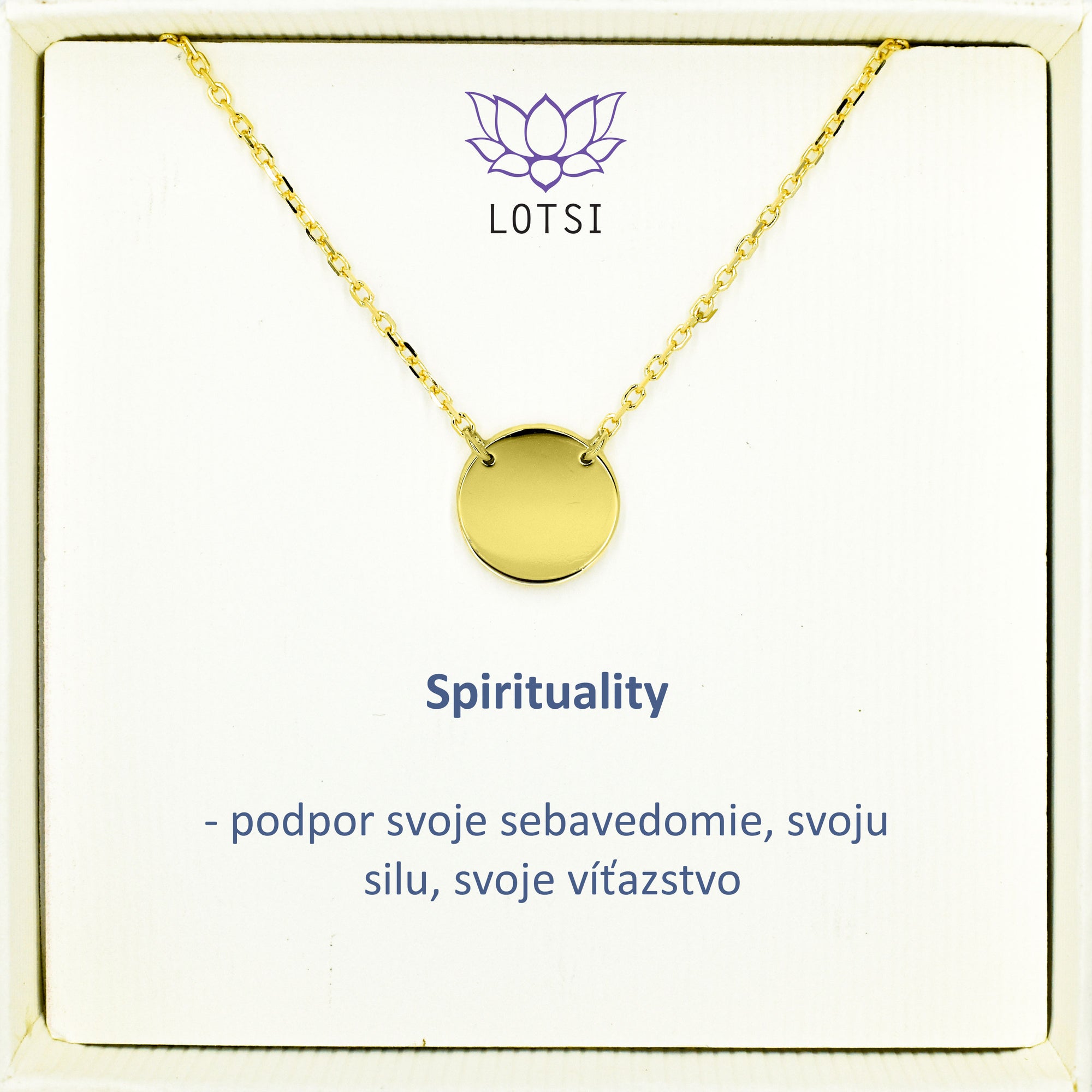 Strieborná retiazka Spirituality