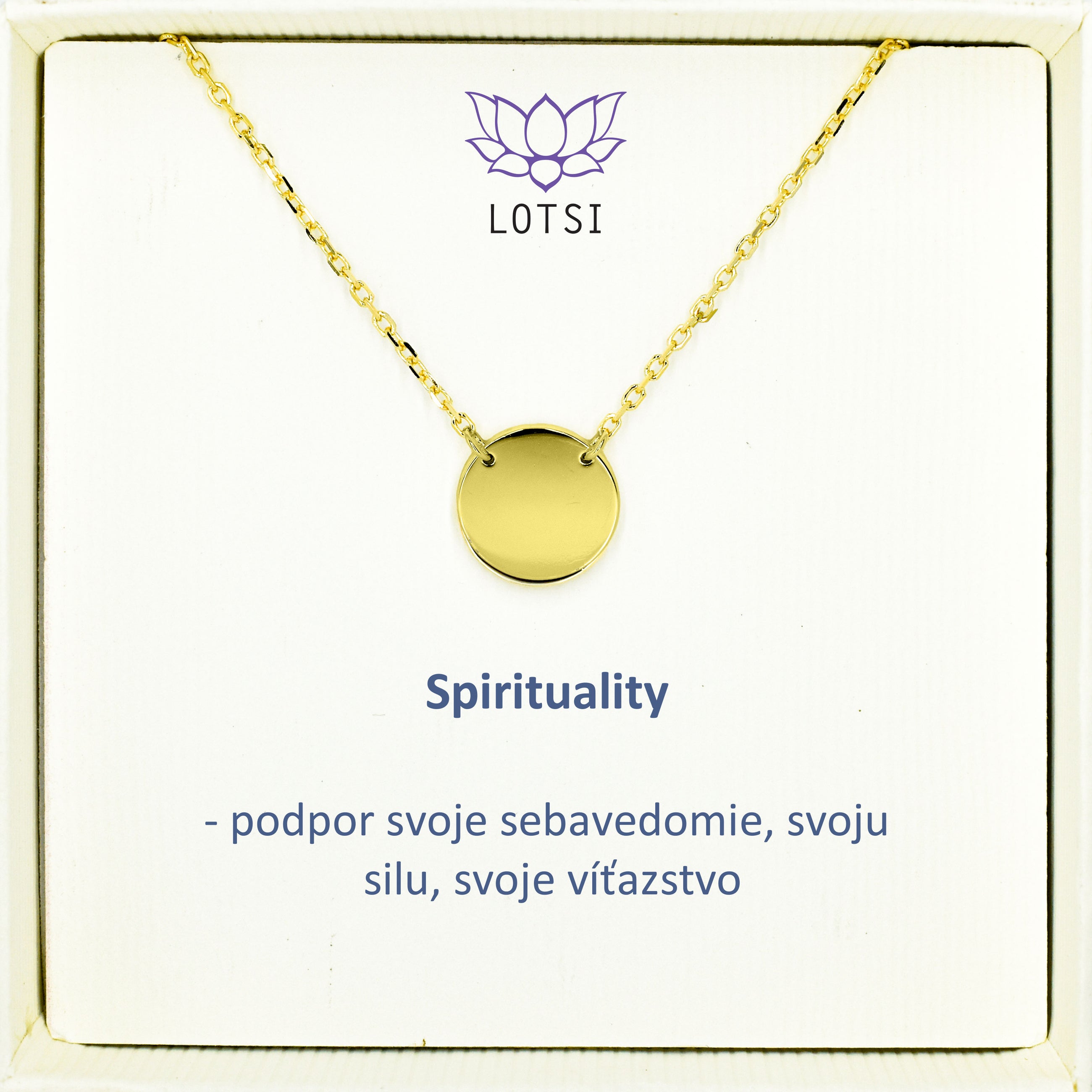 Strieborná retiazka Spirituality