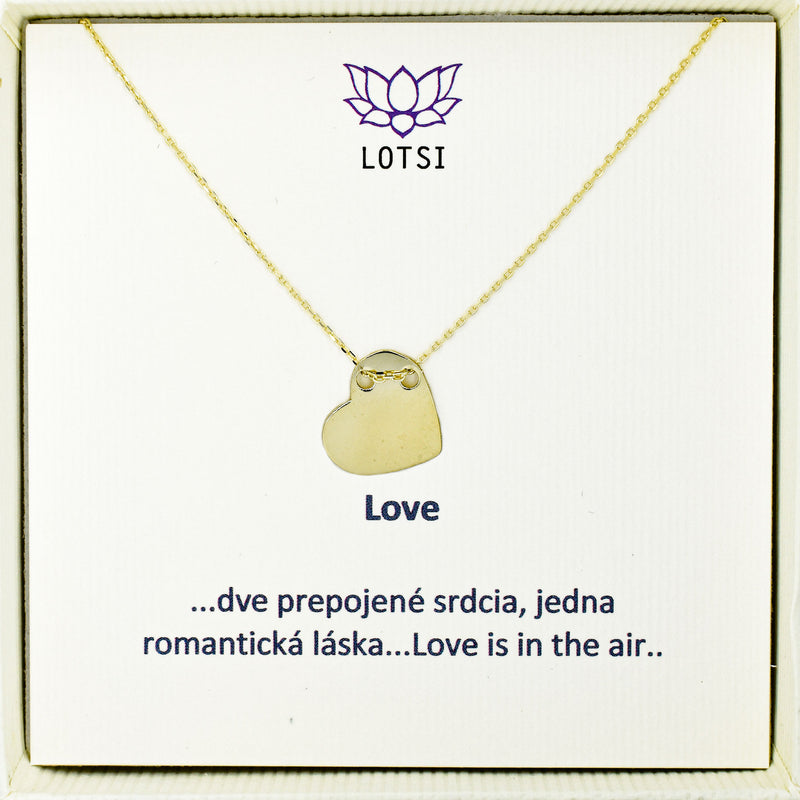 Zlatá retiazka Love