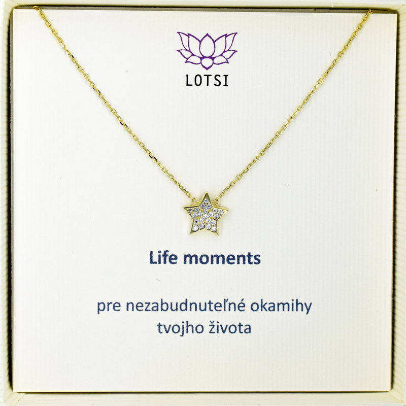 Zlatá retiazka Life moments