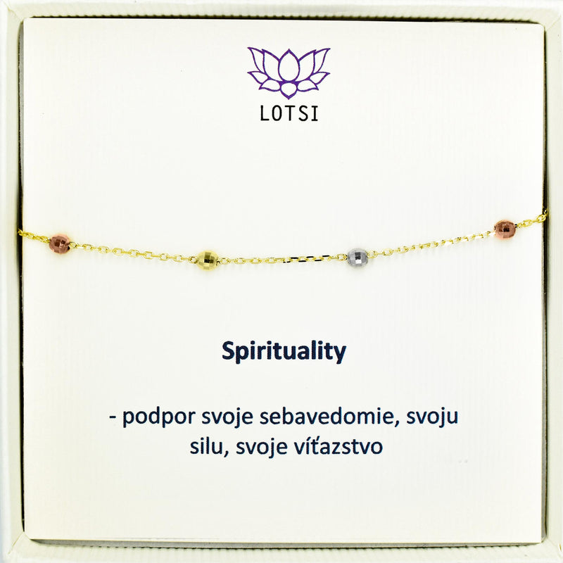 Zlatý náramok Spirituality
