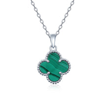 strieborny-privesok-kvet-z-malachitu