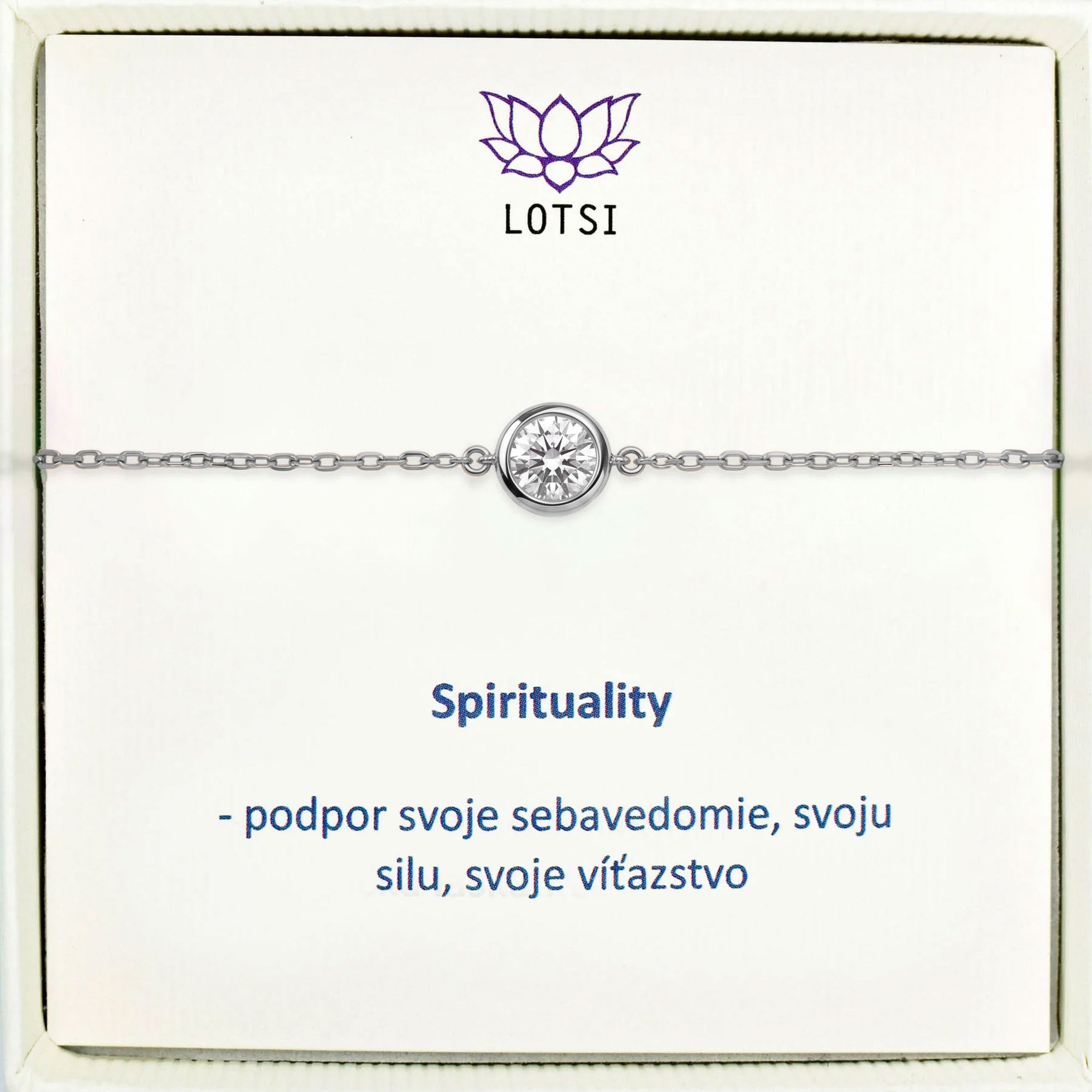 Armband "Spiritualität" aus Silber