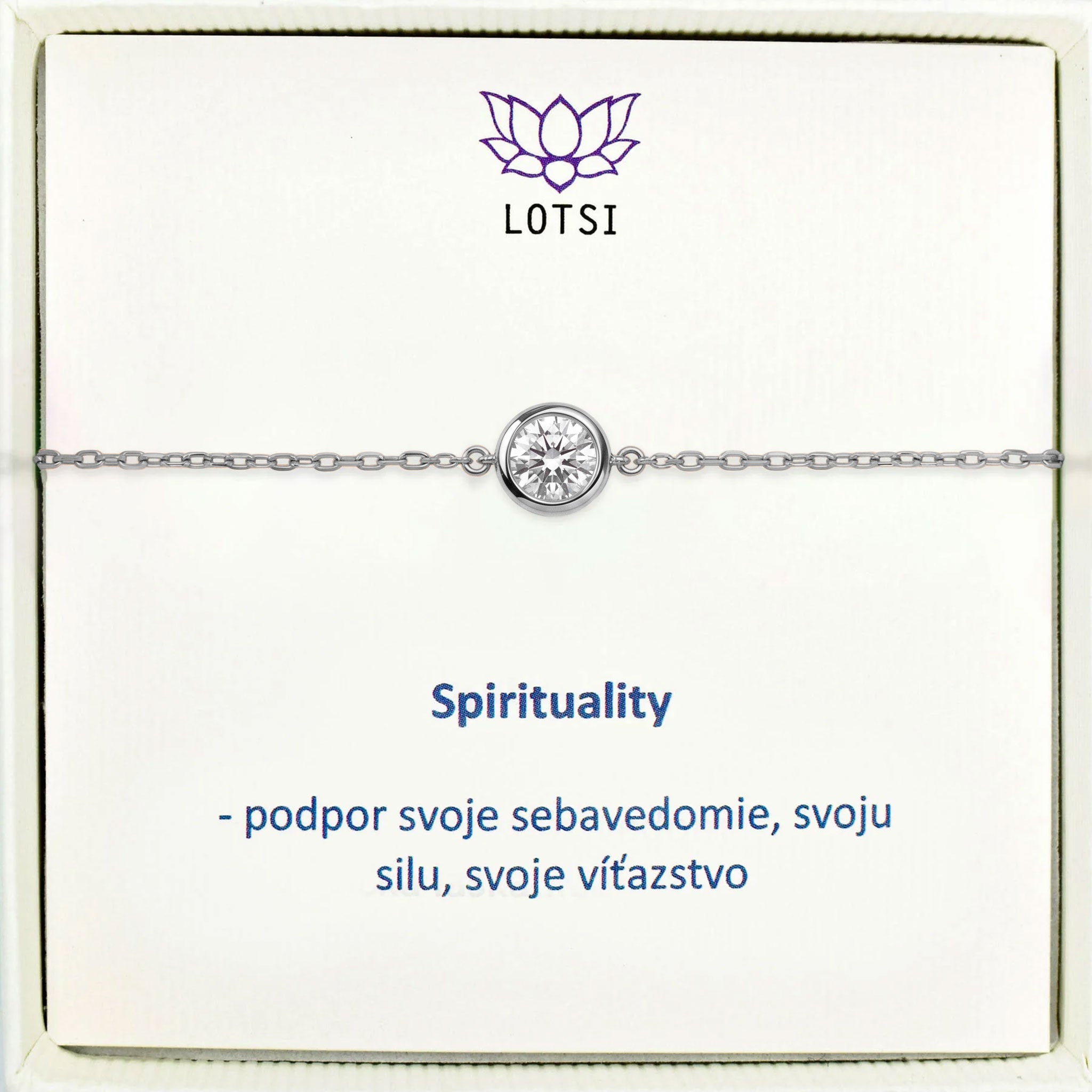 Armband "Spiritualität" aus Silber